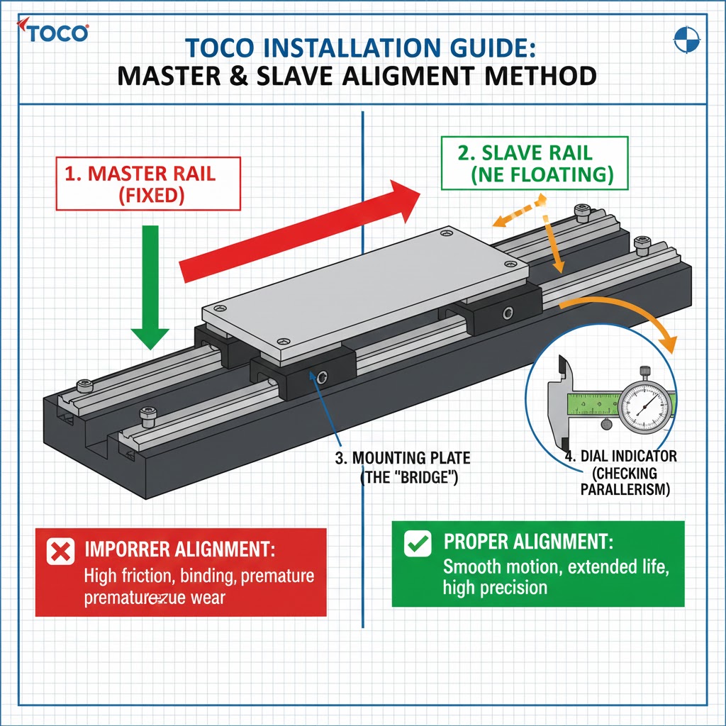 Master & slave alignment method